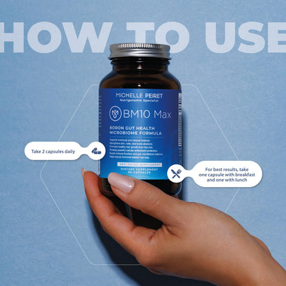 BM10 Max Boron Supplement – Hair, Skin & Nails | Michelle Peiret | 60 Veg Caps