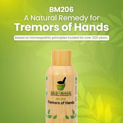 Bestmade BM206 Tremor Support Drops - Natural Hand Tremor Relief 30mL