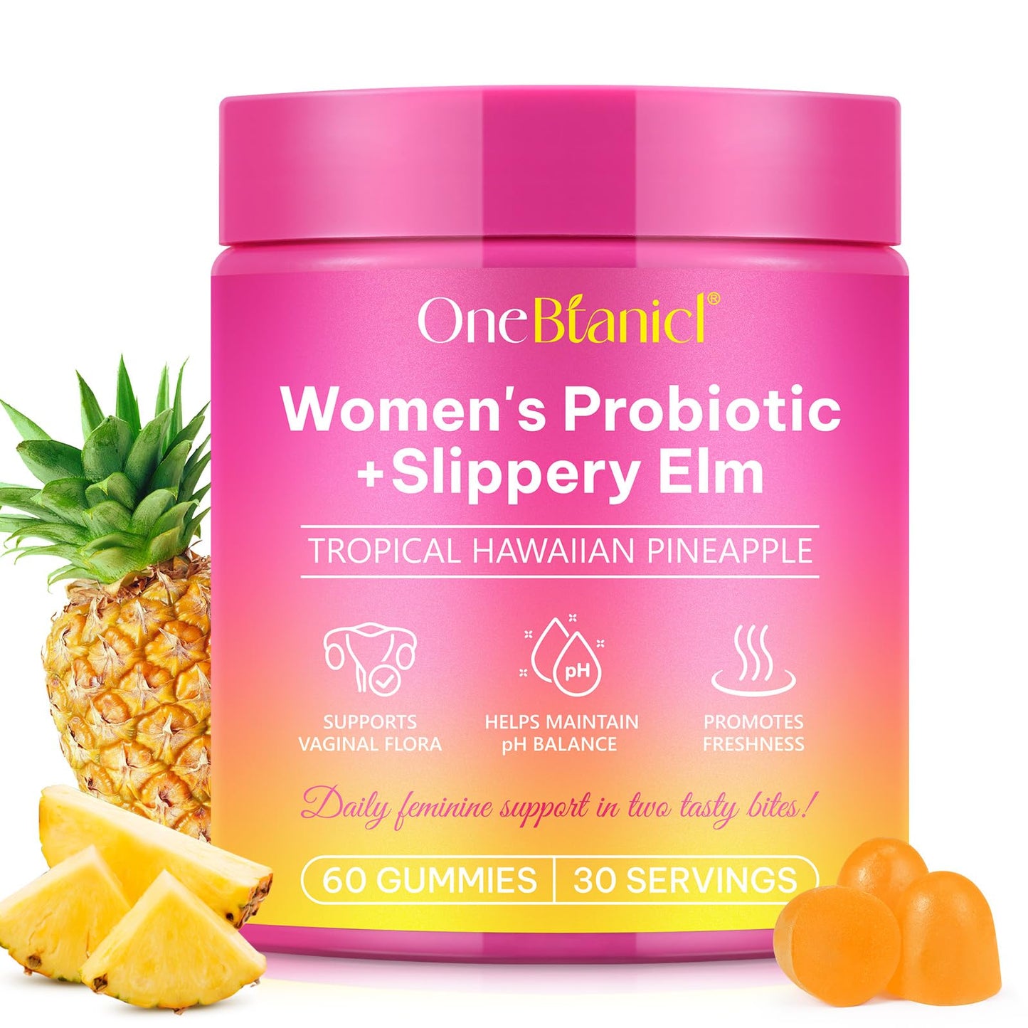 Feminine Probiotics Gummies for Vaginal Health & pH Balance