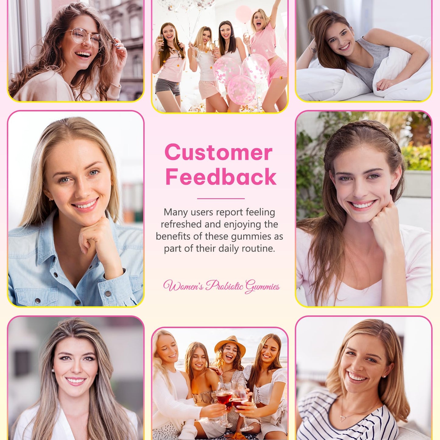 Feminine Probiotics Gummies for Vaginal Health & pH Balance