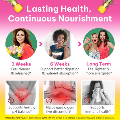Feminine Probiotics Gummies for Vaginal Health & pH Balance