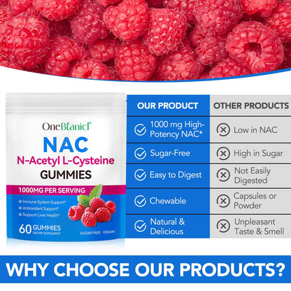 bnHUlMXw NAC Gummies 1000mg – NAC for Immune & Liver Health