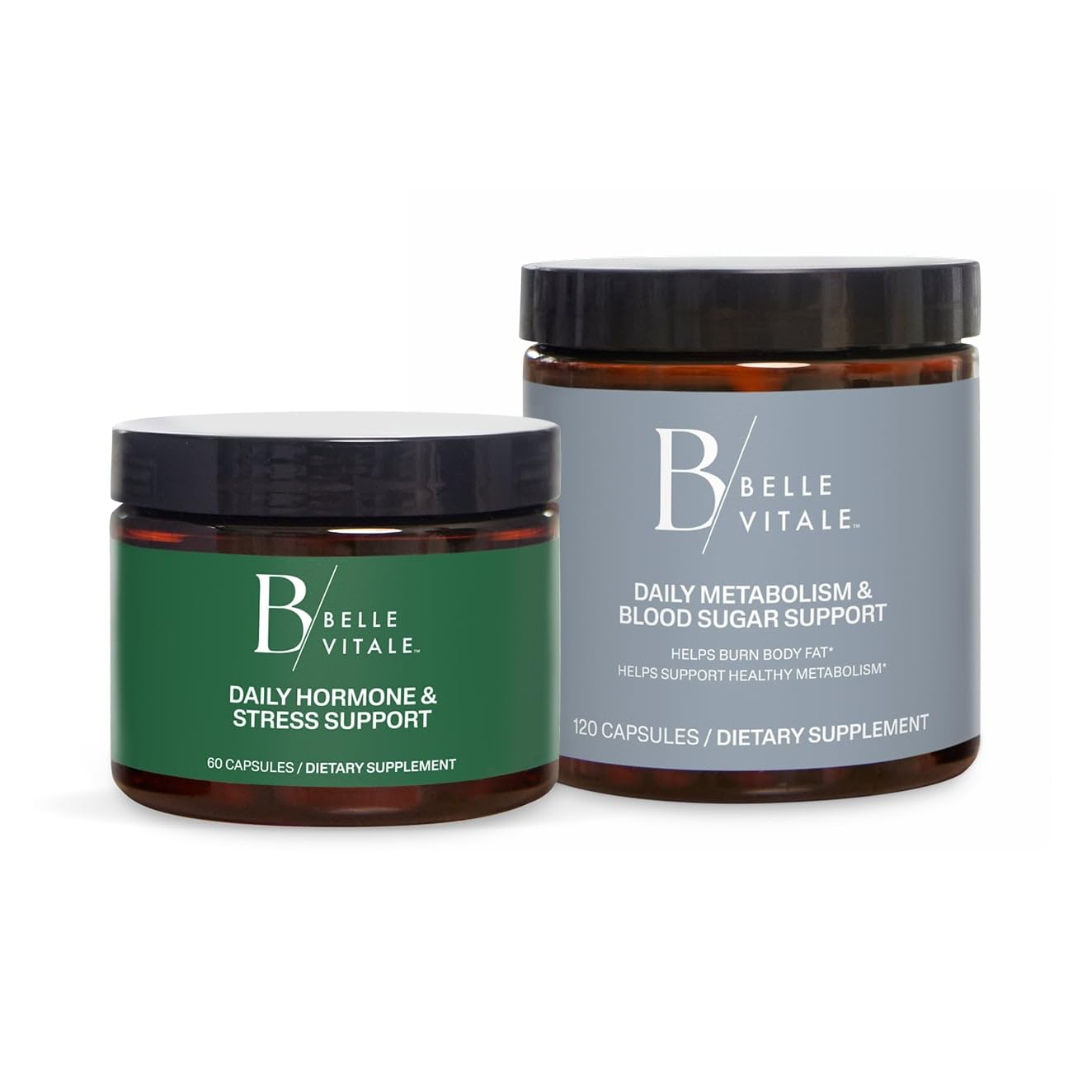 BODi Belle Vitale Duo: Daily Hormone & Stress Support + Daily Metabolism Support