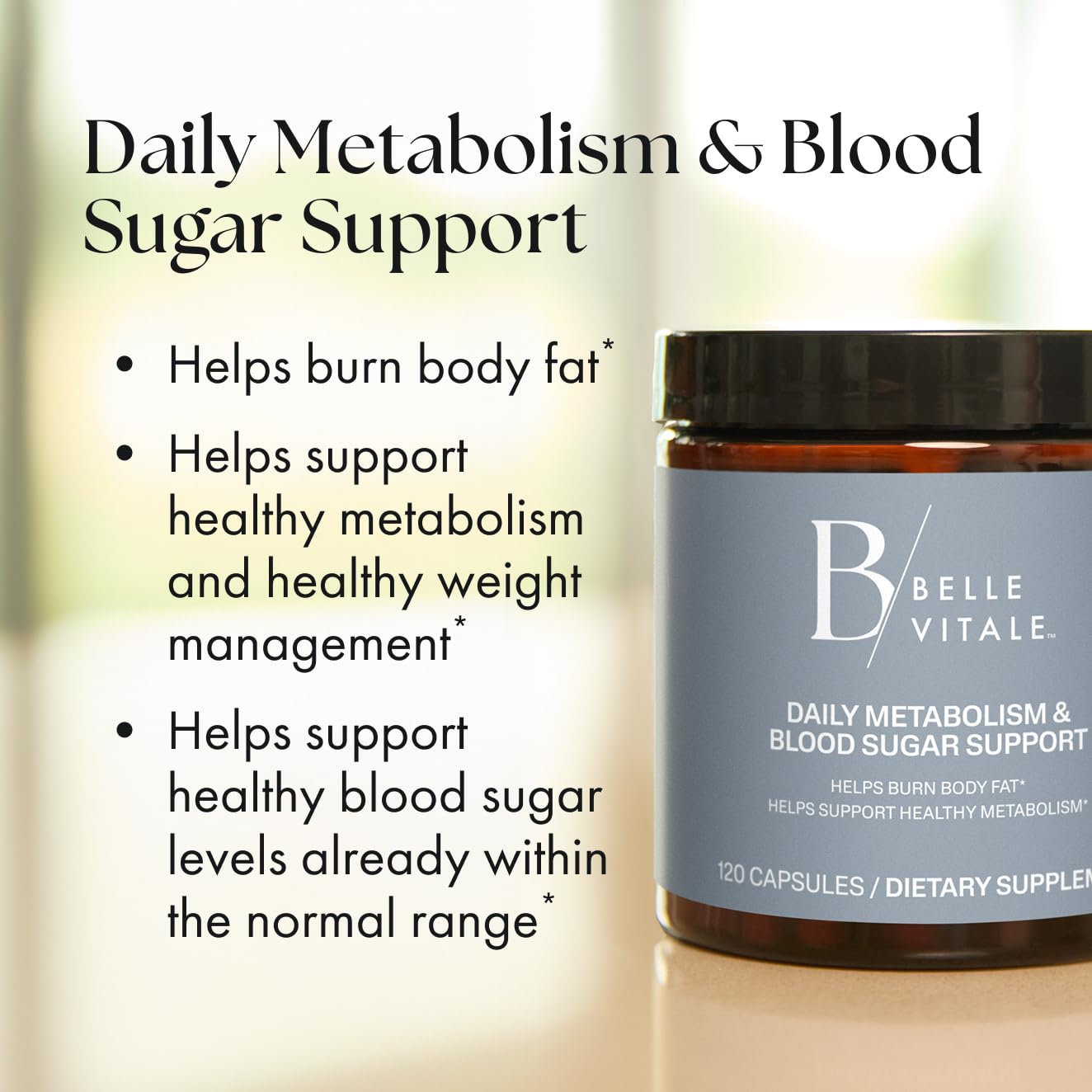 BODi Belle Vitale Duo: Daily Hormone & Stress Support + Daily Metabolism Support