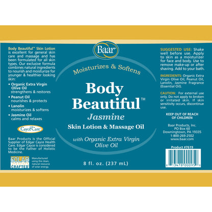 Body Beautiful Jasmine Scent - Nourishing Body Oil