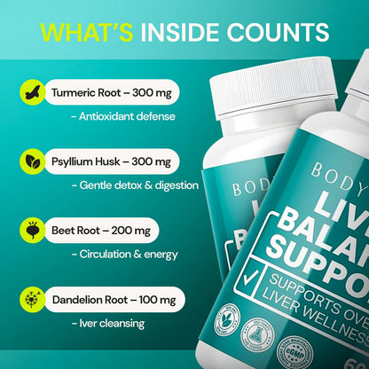 Body C.E.O. Liver Health Support – Detox, Digestion & Clean Energy