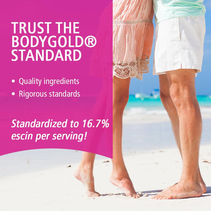 Body Gold Venastat – Leg Vein & Circulation Support (Horse Chestnut, Diosmin) – 105 Veggie Capsules