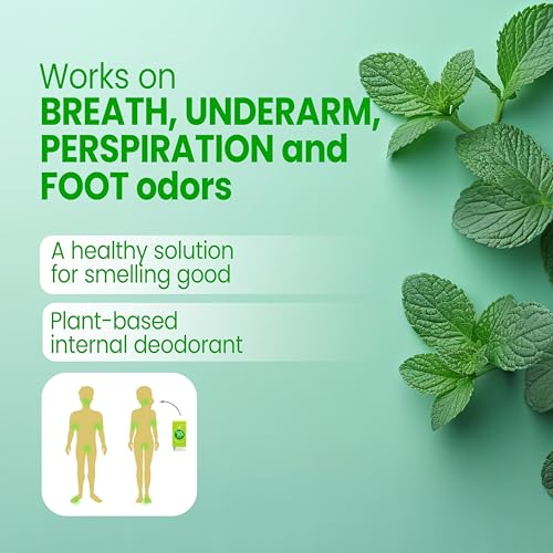 Body Mint Original - Chlorophyll Deodorizing Supplement for Full-Body Freshness