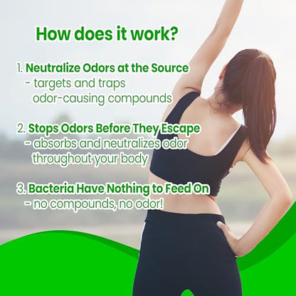 Body Mint Original - Chlorophyll Deodorizing Supplement for Full-Body Freshness