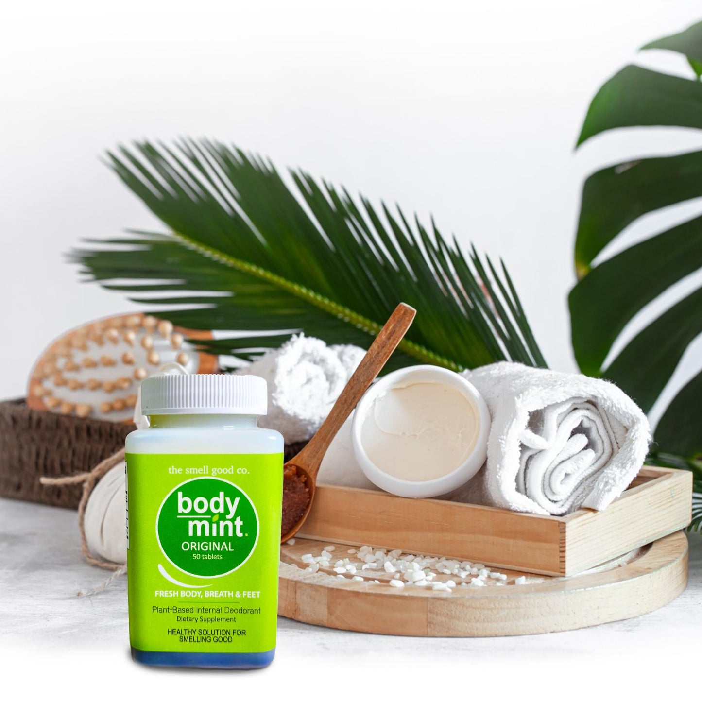 Body Mint Original - Chlorophyll Deodorizing Supplement for Full-Body Freshness