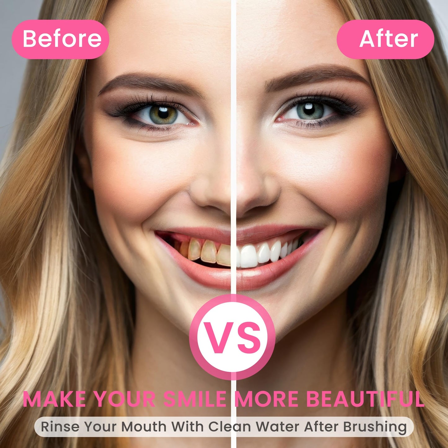 BodyAccel Niacinamide Whitening Toothpaste – Stain Removal, Gentle Care, Fluoride-Free
