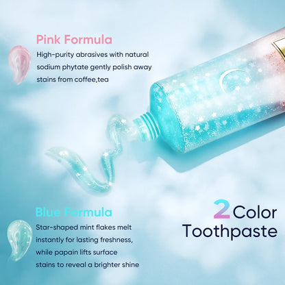 BodyAccel Niacinamide Toothpaste – Whitening, Fluoride-Free, Peach Flavor
