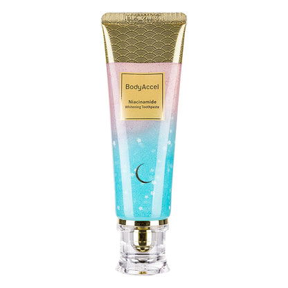 BodyAccel Niacinamide Whitening Toothpaste – Gentle Deep Stain Removal, Peach Flavor