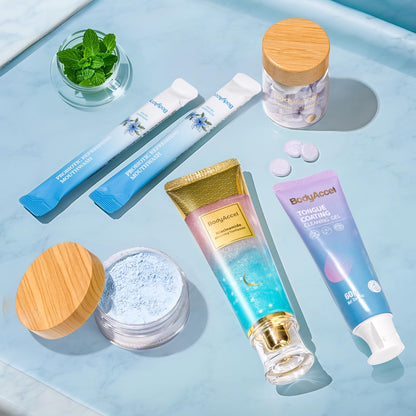 BodyAccel Niacinamide Whitening Toothpaste – Gentle Deep Stain Removal, Peach Flavor