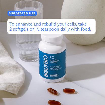 BodyBio PC | Phosphatidylcholine for Brain Health, Cognitive Support & Healthy Aging