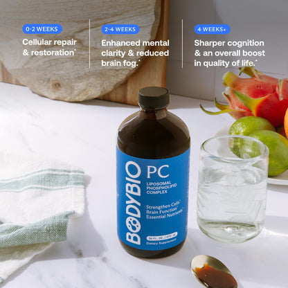 BodyBio PC: Phosphatidylcholine for Brain Health, Clarity & Gentle Daily Detox