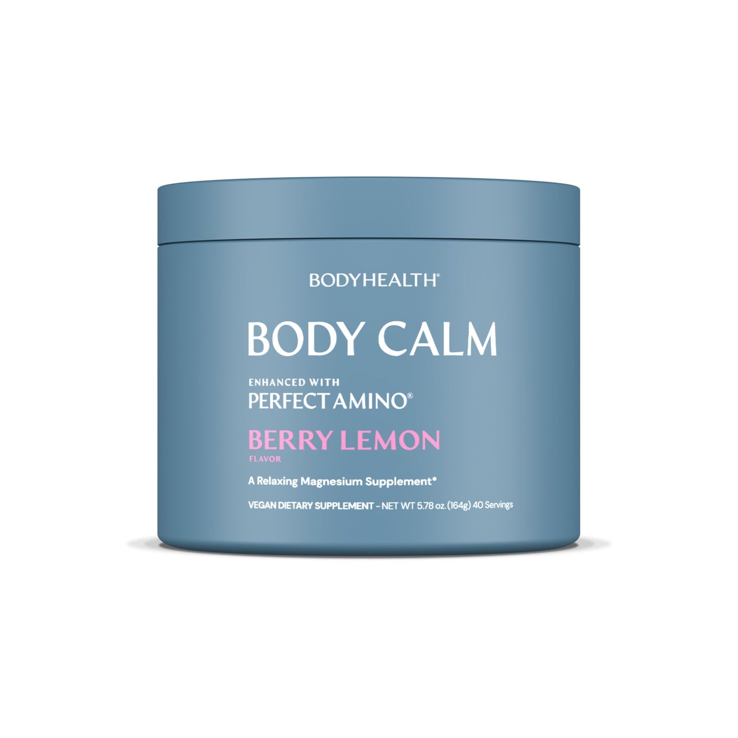 BodyHealth Body Calm Magnesium Sleep Supplement – Berry Lemon (40 Servings)