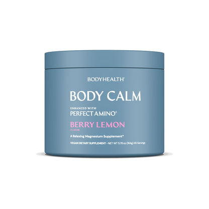 BodyHealth Body Calm Magnesium Sleep Supplement – Berry Lemon (40 Servings)