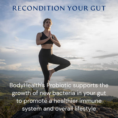 BodyHealth Probiotic with PerfectAmino – Spore-Based, 60 Capsules (Women & Men)