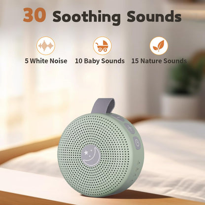 BodyHush Mini Sound Machine — Portable White Noise & 30 Soothing Sounds