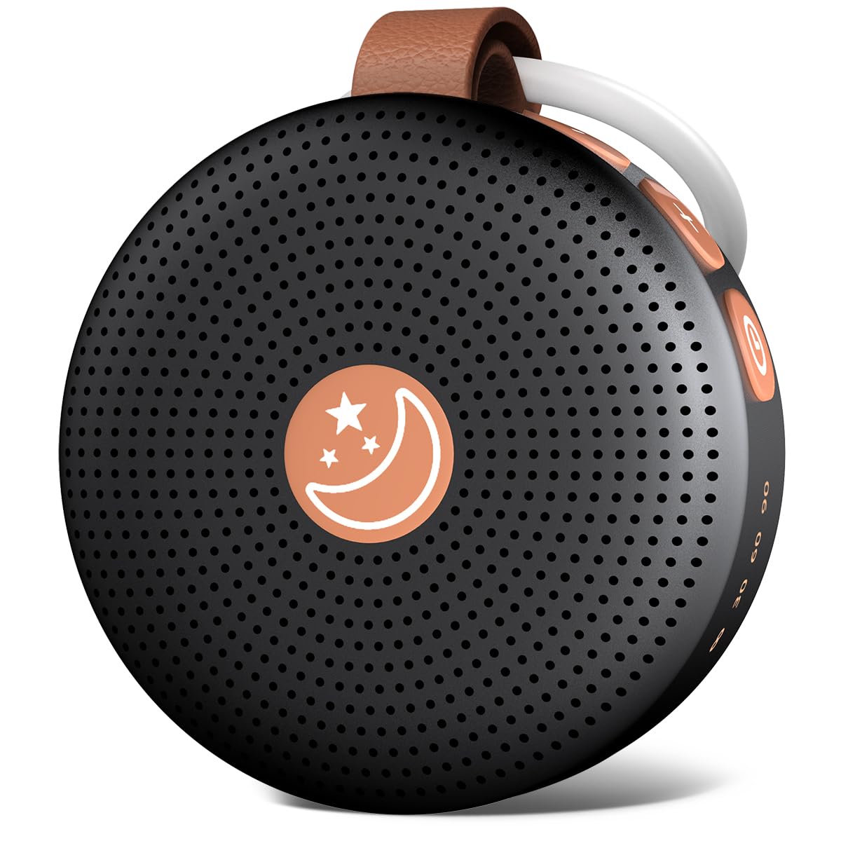 BodyHush Mini Sound Machine – Portable White Noise & Brown Noise, 30 Sounds, 32 Volume Levels, Auto-Off