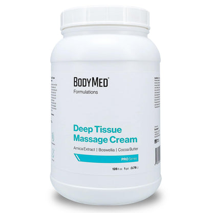 BodyMed Formulations Deep Tissue Massage Cream – Fragrance-Free, All-Natural, Leaping Bunny Certified, 1 gal