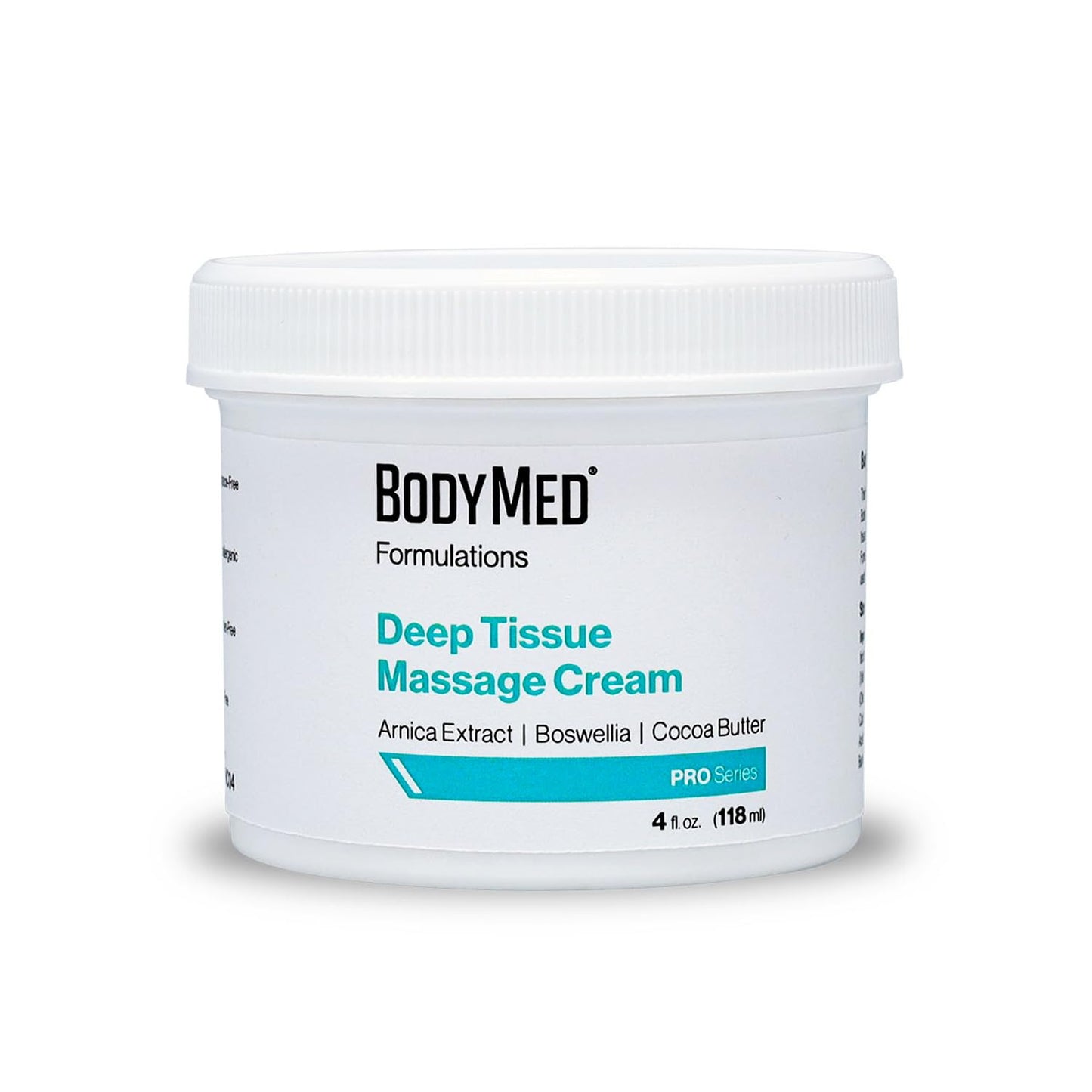 BodyMed Deep Tissue Massage Cream 4 oz – Fragrance-Free, All-Natural, Leaping Bunny Certified