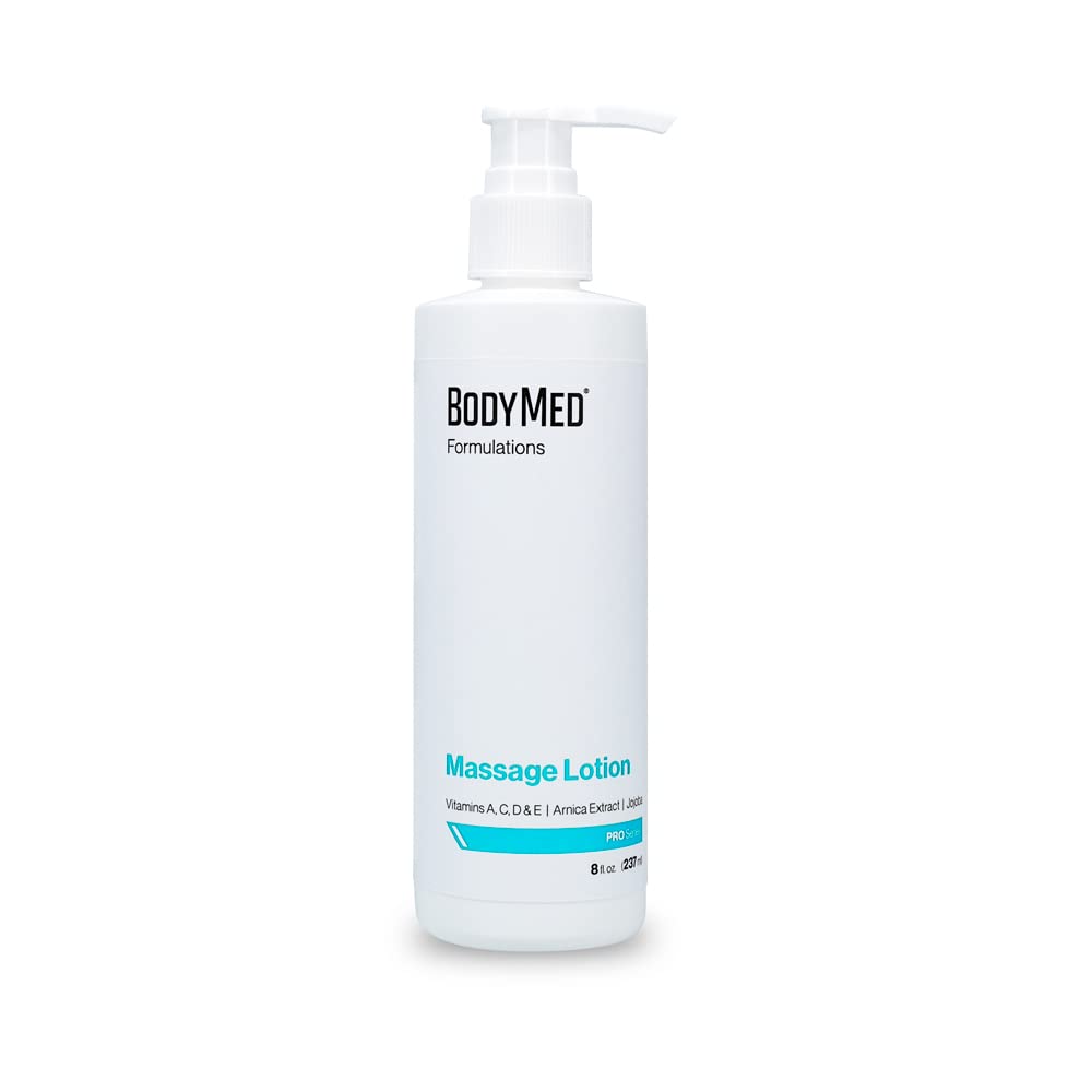 BodyMed Formulations Massage Lotion 8 oz - Fragrance-Free, Leaping Bunny Certified