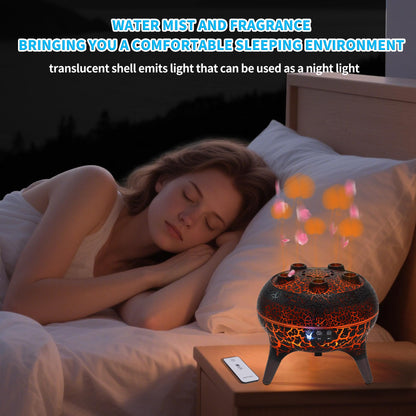 BOHOFAM Jellyfish Diffuser 250ML – Sound-Activated Mist, 7-Color Lights