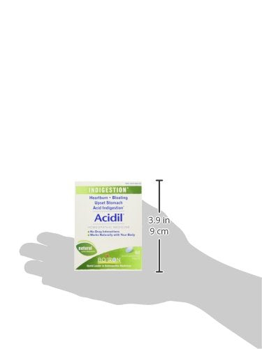 Boiron Acidil – 60 Tablets (Pack of 3) | Homeopathic Indigestion Relief