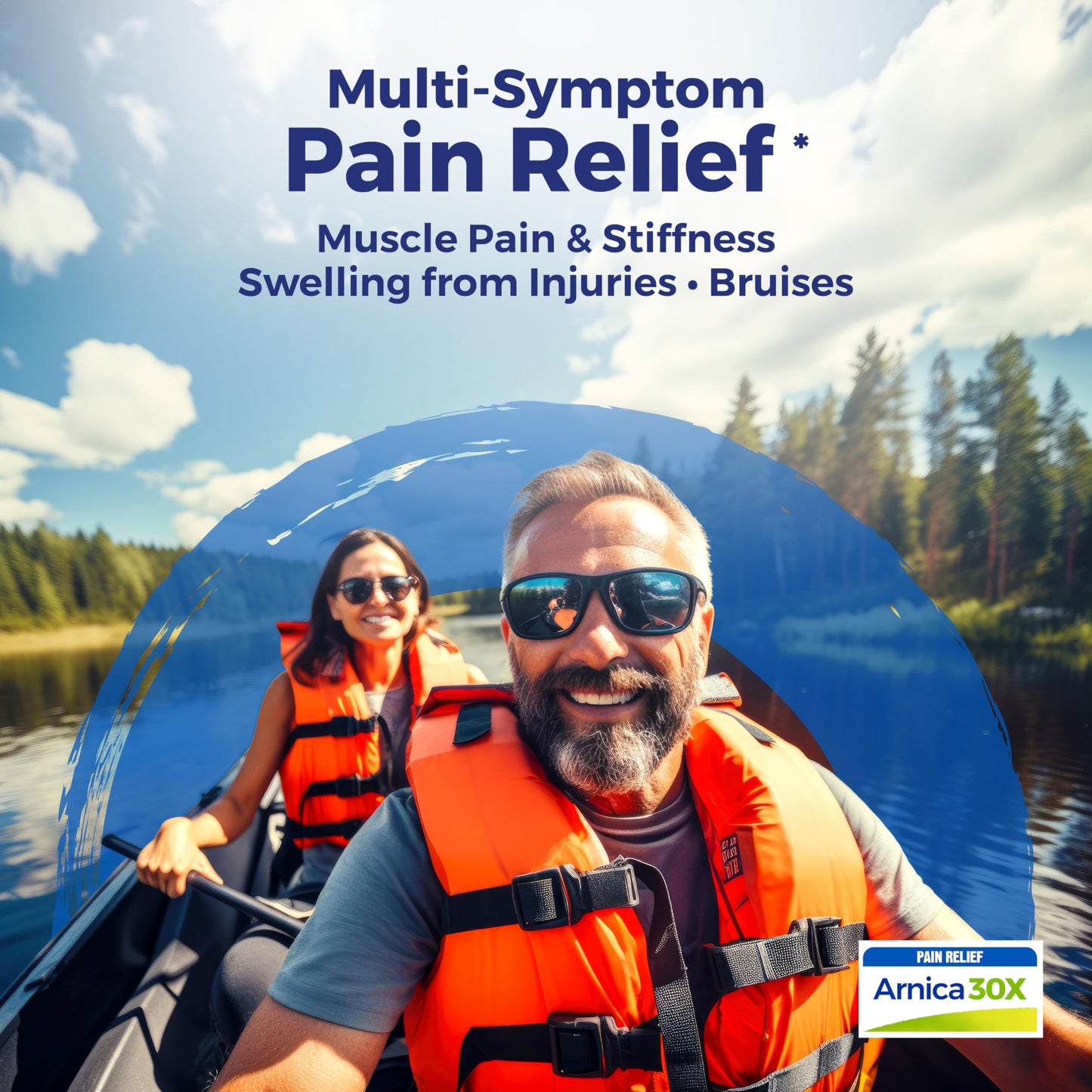 Boiron Arnica Montana 30X Homeopathic Pain Relief – Muscle Pain, Stiffness & Bruising (3 Count, 240 Pellets)