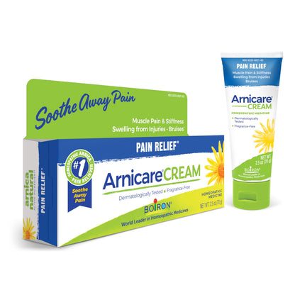 Boiron Arnicare Cream 2.5 oz – Fragrance-Free, Fast-Absorbing Topical Pain Relief for Muscle & Joint Discomfort
