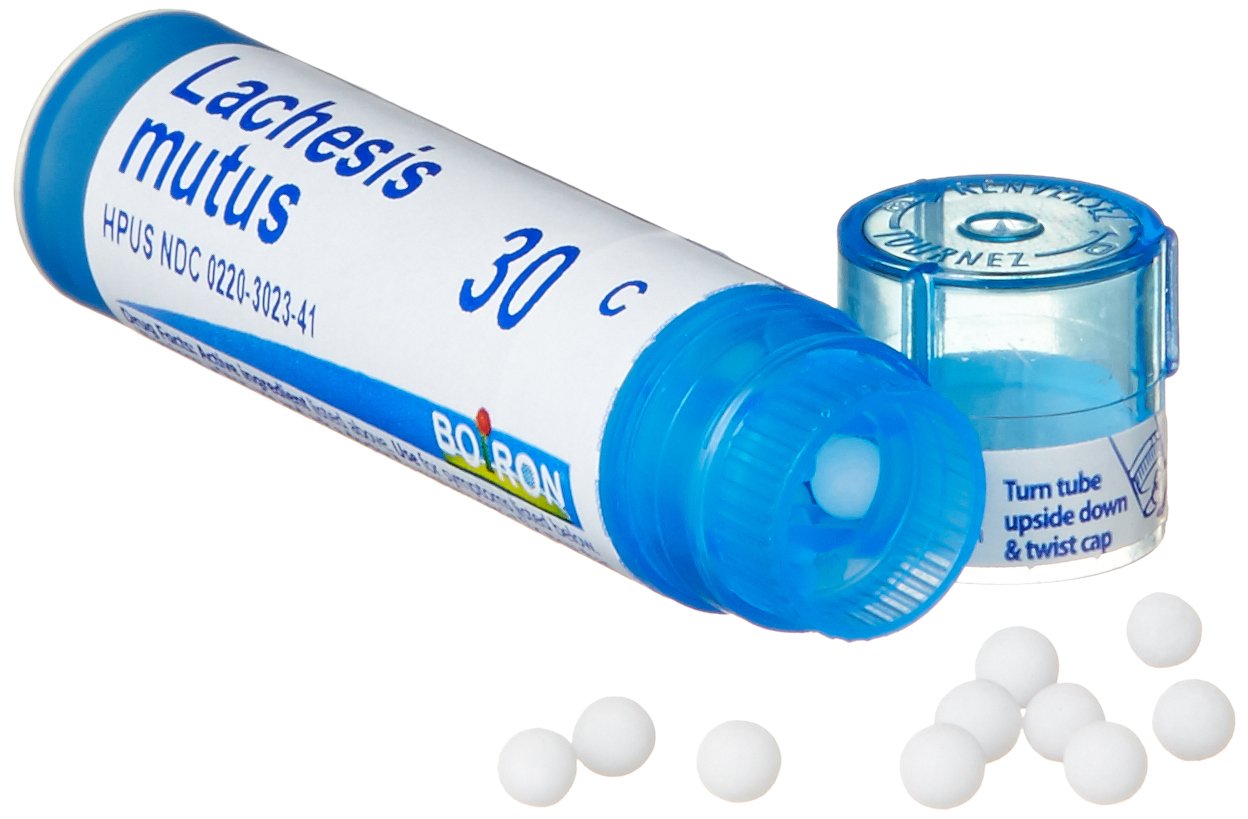 Boiron Lachesis Mutus 30C (Pack of 5) – Homeopathic Medicine for Hot Flashes