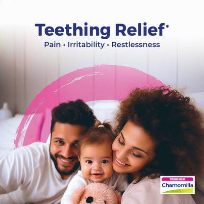 Boiron Chamomilla 30C Teething Relief Pellets - 3 Count (240 Pellets) | Homeopathic Medicine