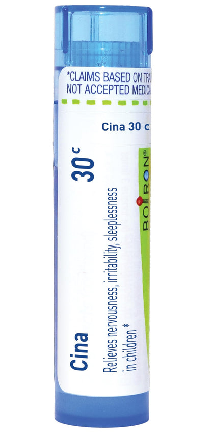 Boiron Cina 30C Homeopathic Medicine for Nervousness, Irritability & Sleeplessness in Children - 80 Pellets
