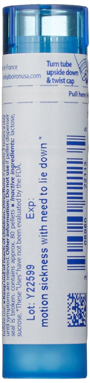 Boiron Cocculus Indicus 30C – Motion Sickness Homeopathic Medicine (Pack of 5)