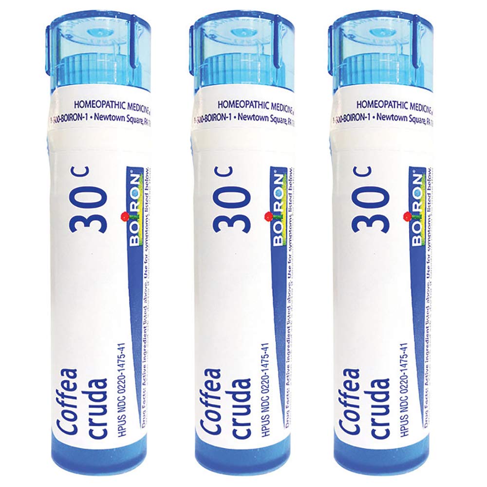 Boiron Coffea Cruda Homeopathic Sleep Aid - 3 Pack (240 Pellets)