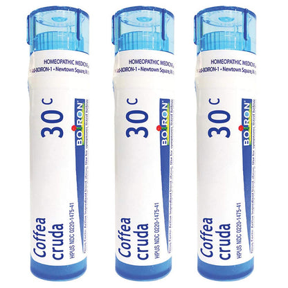 Boiron Coffea Cruda Homeopathic Sleep Aid - 3 Pack (240 Pellets)