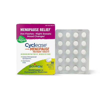 Boiron Cyclease Menopause Tablets – Hot Flashes, Night Sweats & Mood Support, 60 Count