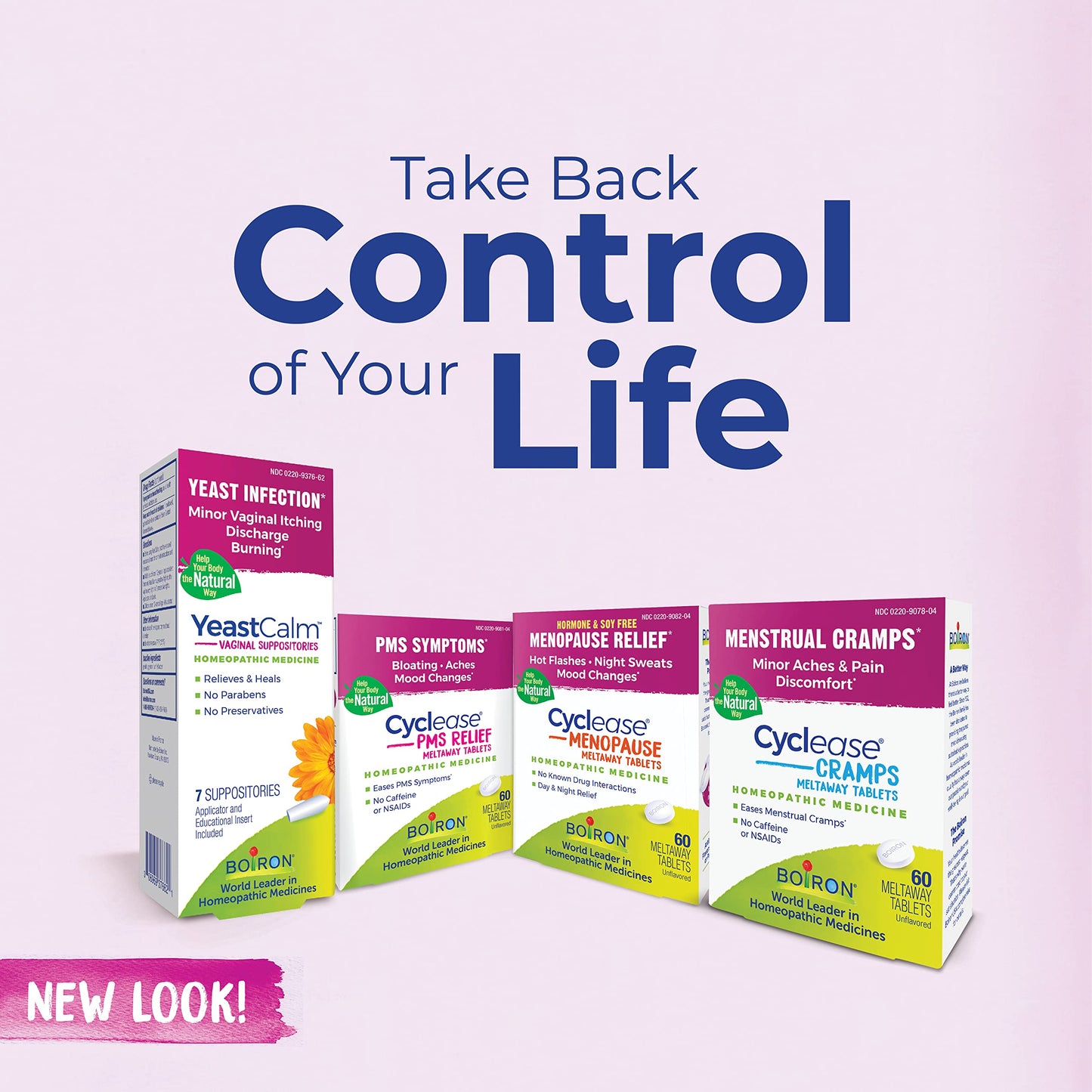Boiron Cyclease Menopause Tablets – Hot Flashes, Night Sweats & Mood Support, 60 Count
