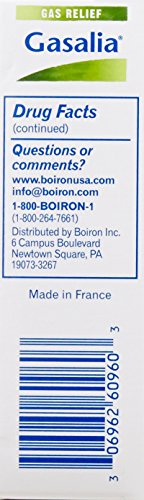 Boiron Gasalia 3 Pack – 60 Tablets Each | Homeopathic Gas Relief