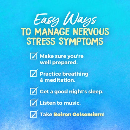 Boiron Gelsemium 30C Homeopathic – Stress Relief & Stage Fright (240 Pellets, 3 Count)