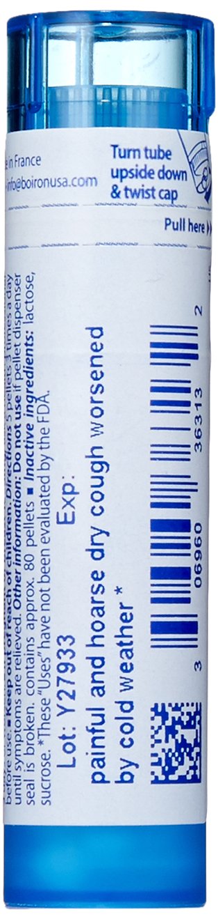 Boiron Hepar Sulphuris Calcareum 30C — Homeopathic Cough Medicine (Pack of 5)