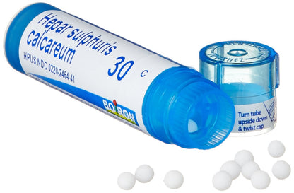 Boiron Hepar Sulphuris Calcareum 30C — Homeopathic Cough Medicine (Pack of 5)