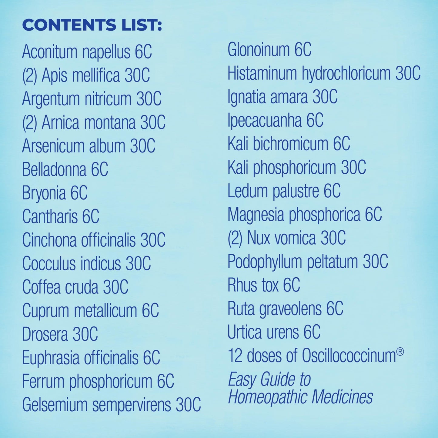Boiron HomeoFamily Kit 32 — Oscillococcinum Doses + Multidose Tubes