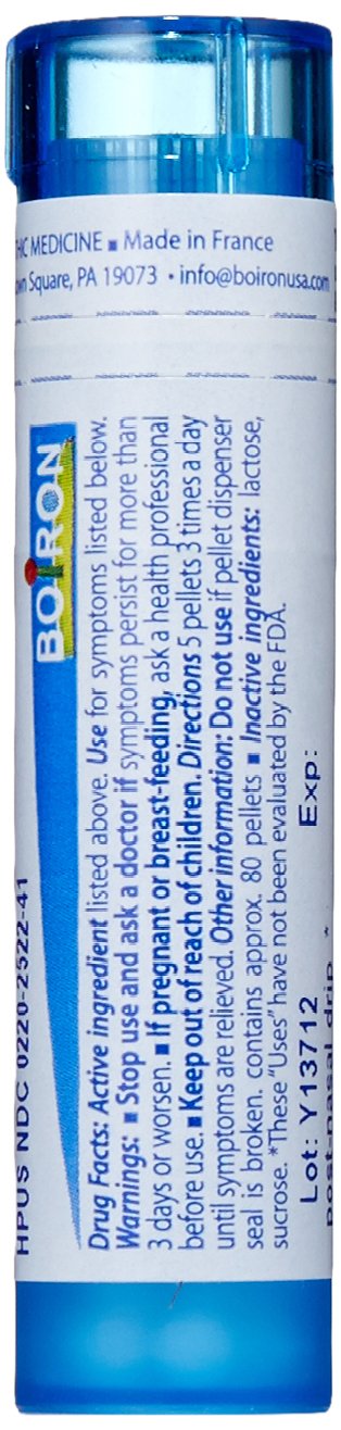 Boiron Hydratis Canadensis 30C 5-Pack Pellets – Postnasal Drip (Homeopathic)