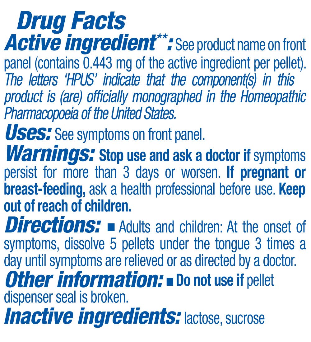 Boiron Hypericum Perforatum 200 CK – Homeopathic Nerve Pain Medicine, 80 Count