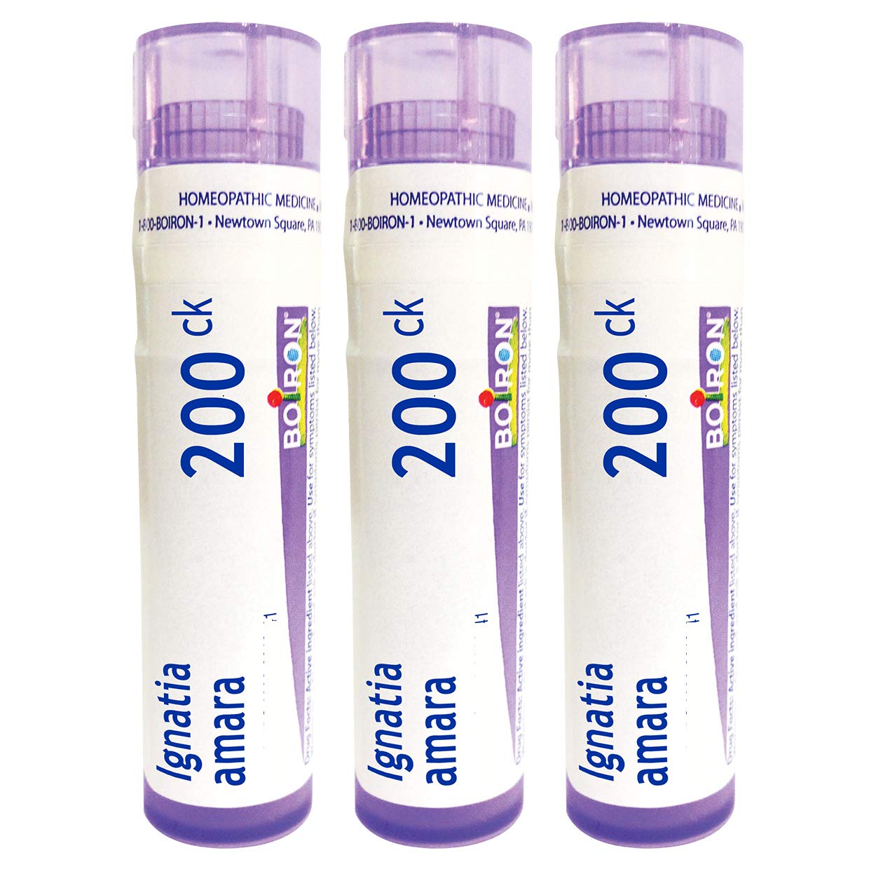 Boiron Ignatia Amara 200CK – Homeopathic Apprehension & Stress Relief (Pack of 3)