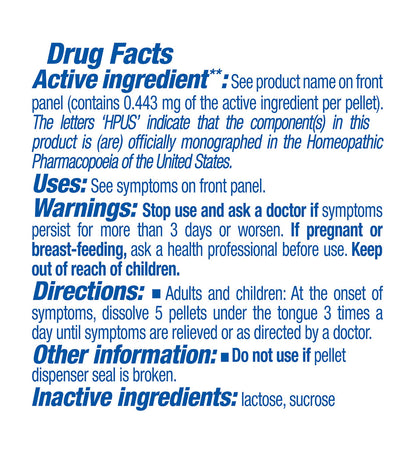 Boiron Ignatia Amara 200CK – Homeopathic Apprehension & Stress Relief (Pack of 3)