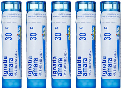 Boiron Ignatia Amara 30C – Homeopathic Stress Medicine (Pack of 5)